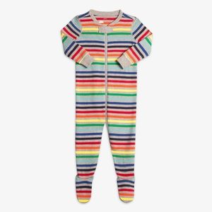 Primary Rainbow Footie (0-3m)